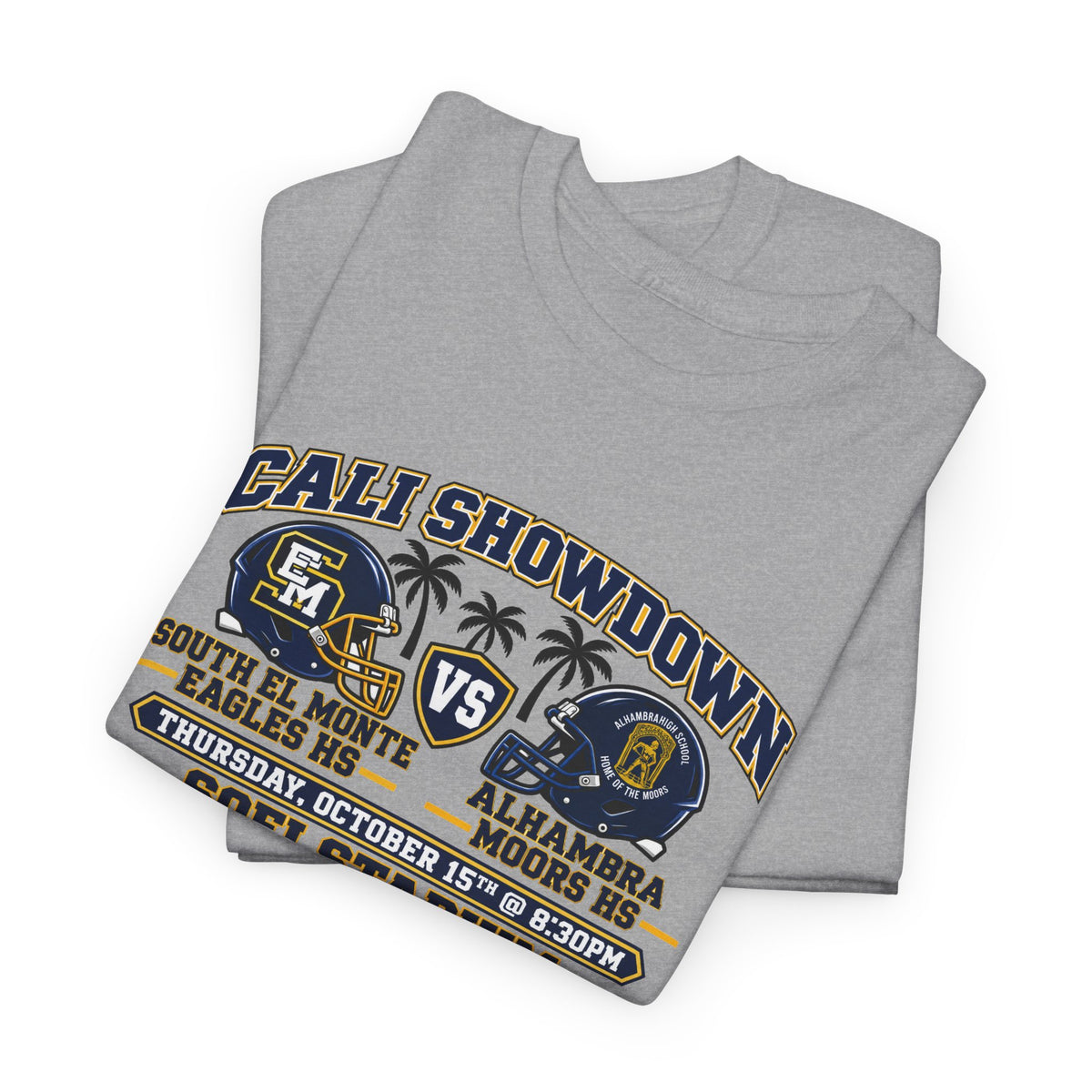 South El Monte Eagles HS vs. Alhambra Moors HS | Adult T-Shirt