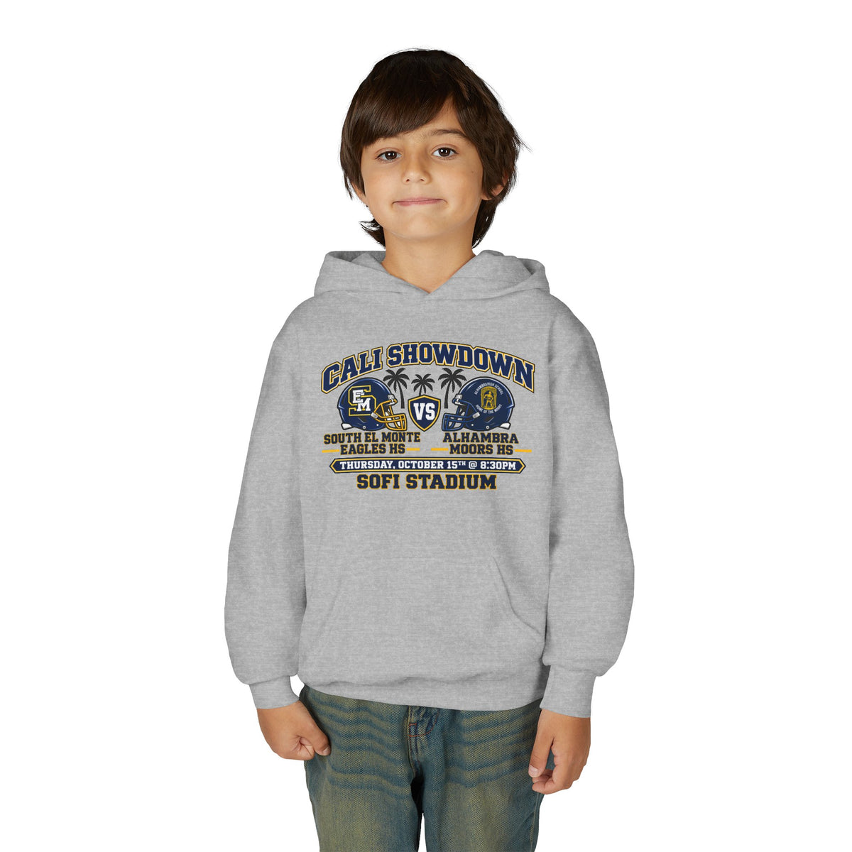 South El Monte Eagles HS vs. Alhambra Moors HS | Youth Hoodie