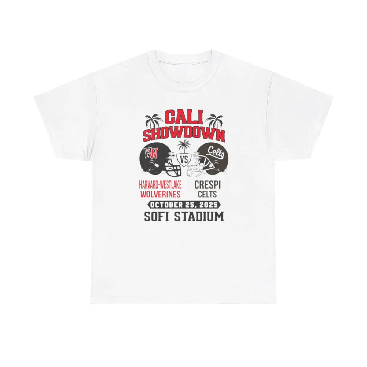 Harvard Westlake Wolverines VS Crespi Celts - T-Shirt